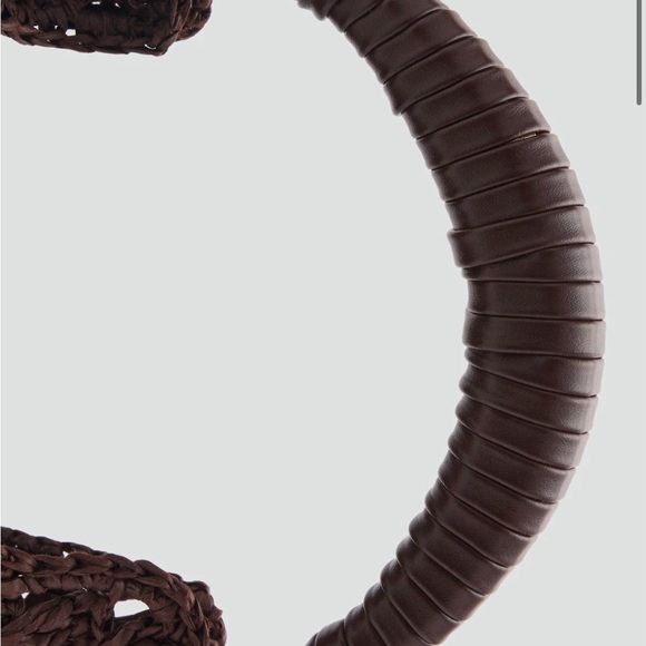 Mango Dark Brown Woven Hobo Bag - Picture 5 of 6